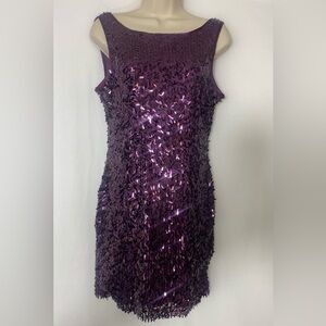 XXI Purple Sequin Dress.